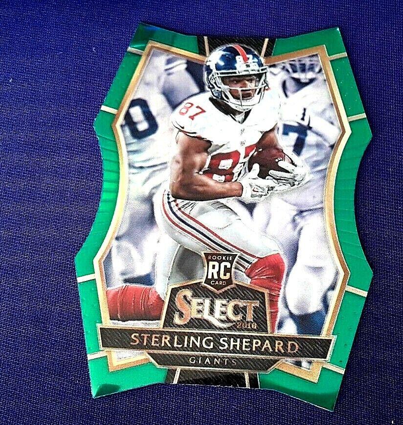 Sterling Shepard [Green Prizm Die Cut] #168