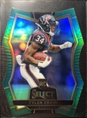 Tyler Ervin [Green Prizm Die Cut] #160