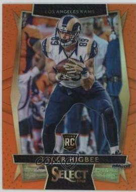 Tyler Higbee [Orange Prizm] #56