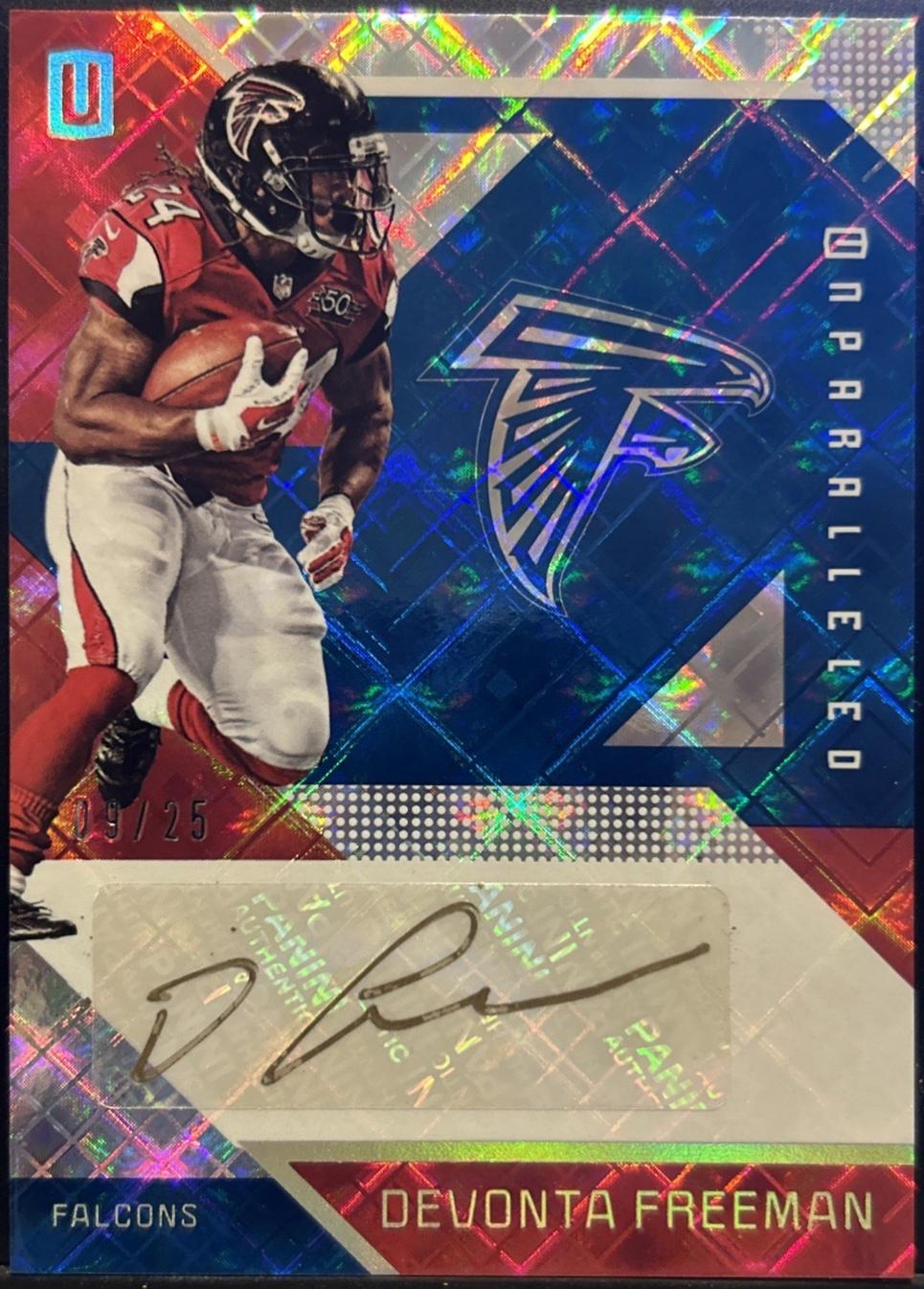 Devonta Freeman [Autograph Blue] #140