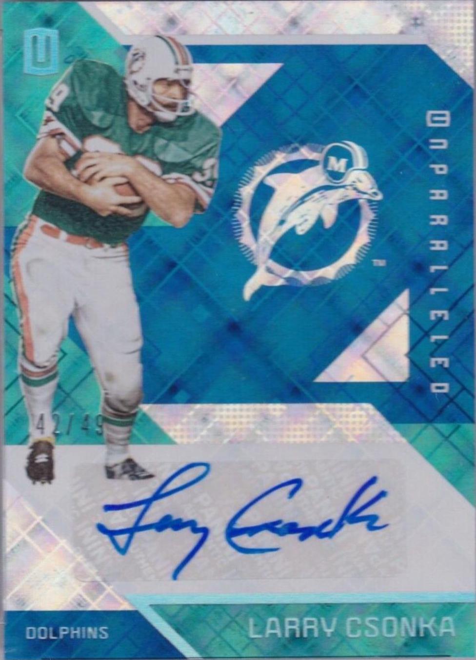 Larry Csonka [Autograph Blue] #102