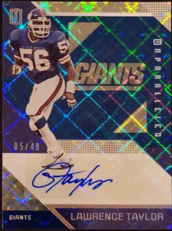 Lawrence Taylor [Autograph Blue] #103
