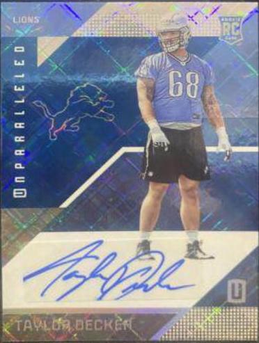 Taylor Decker [Autograph Blue] #195