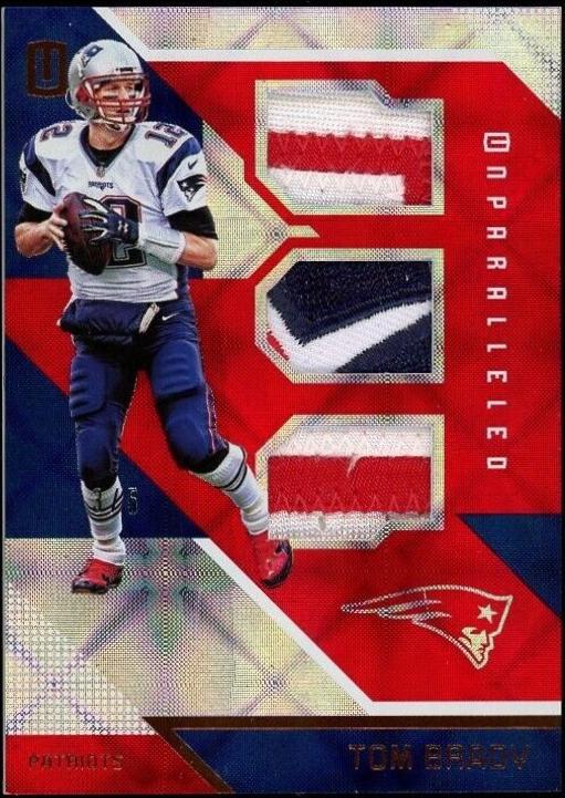 Tom Brady [Triple Memorabilia] #99