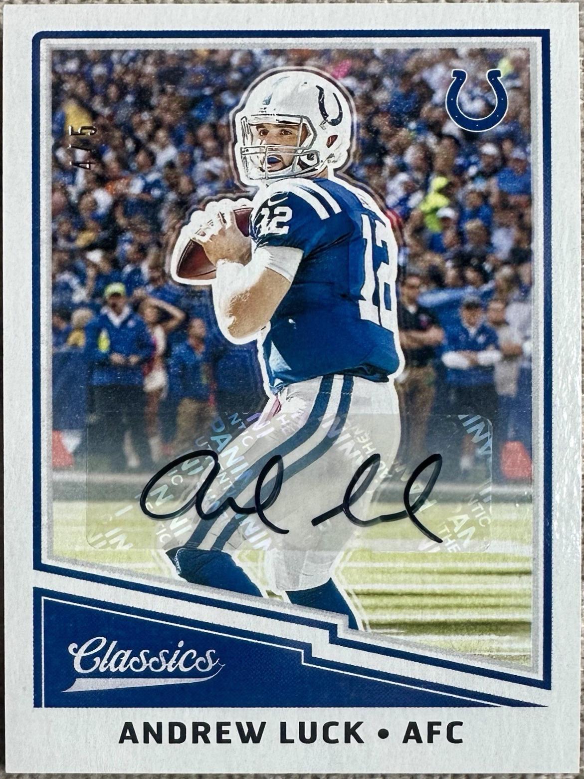 Andrew Luck [Autograph] #10