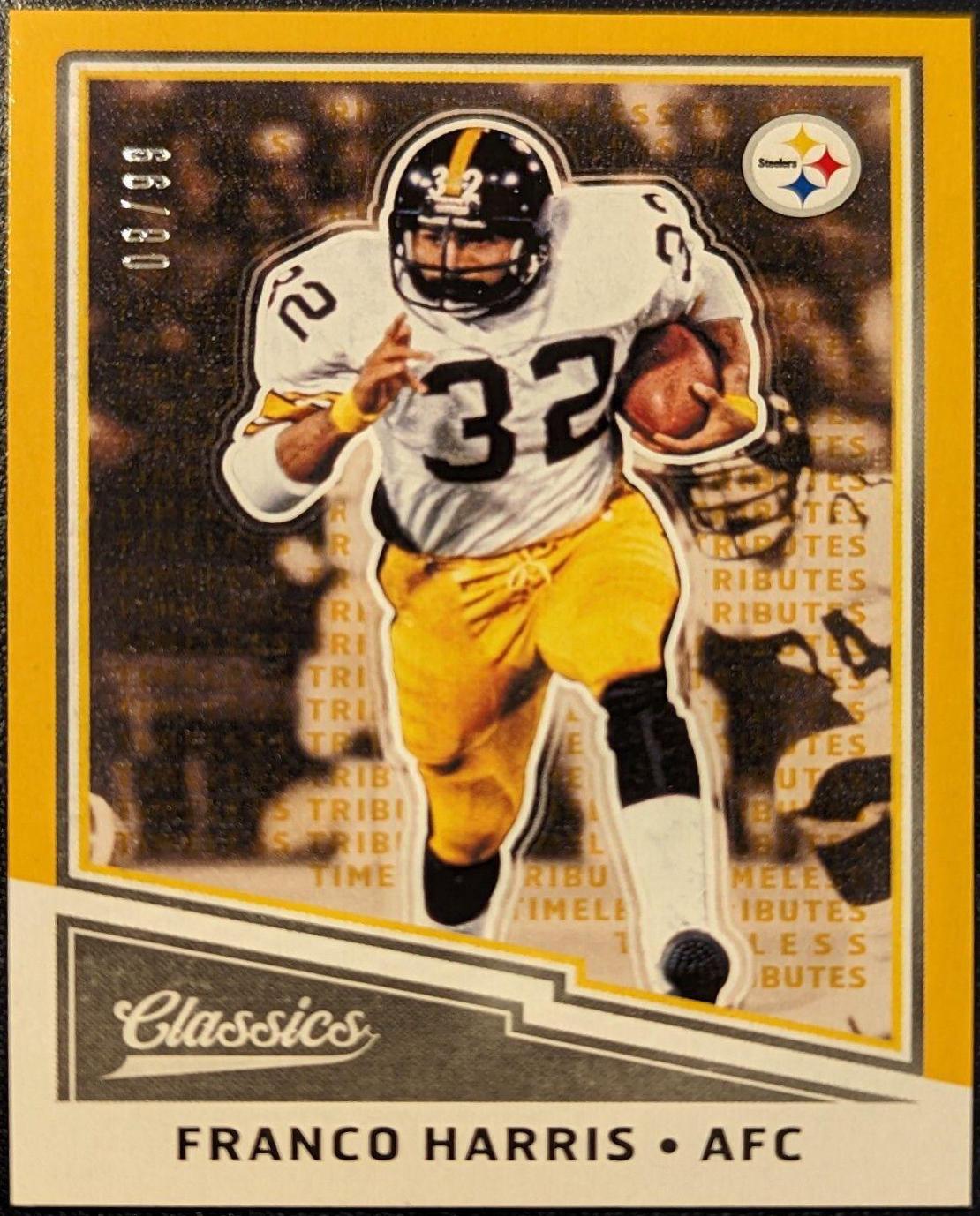 Franco Harris [Timeless Tributes Gold] #159