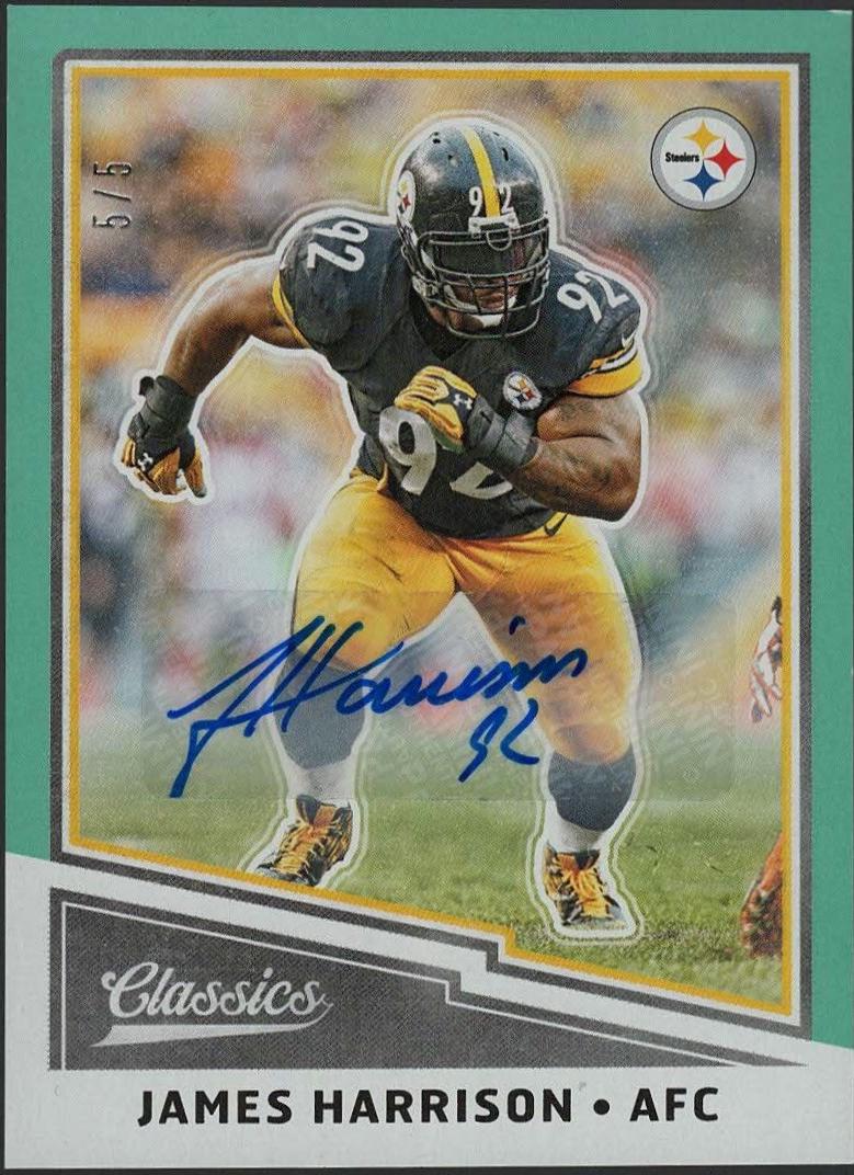 James Harrison [Autograph Blue] #52