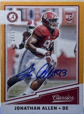 Jonathan Allen [Autograph Orange] #250