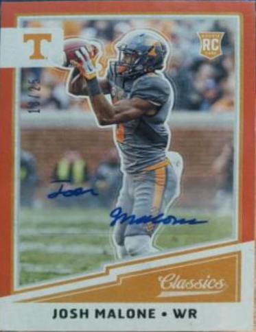 Josh Malone [Autograph Orange] #253