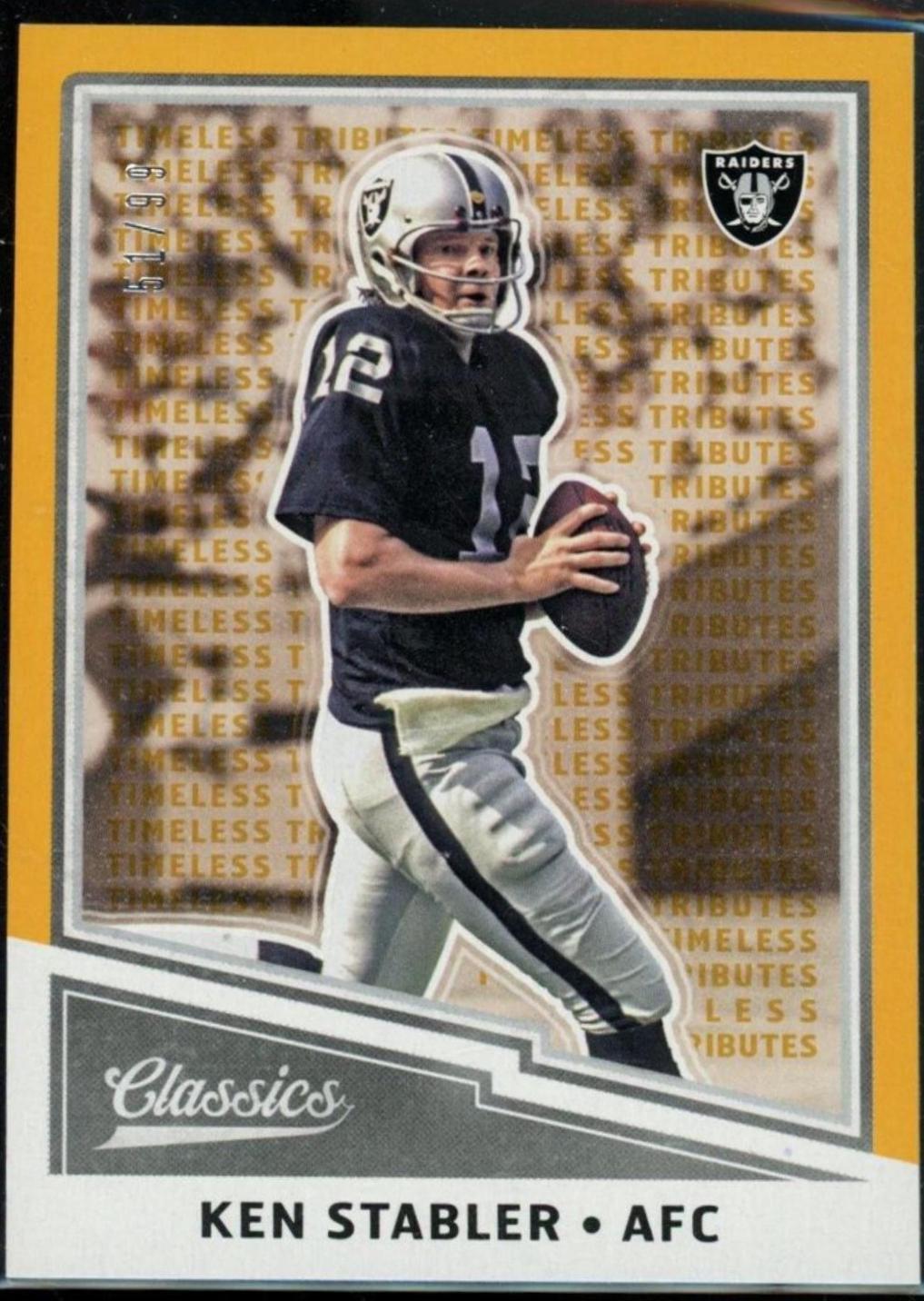 Ken Stabler [Timeless Tributes Gold] #119