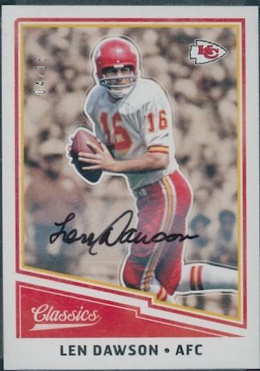 Len Dawson [Autograph] #179