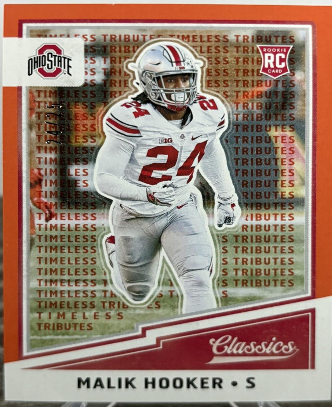 Malik Hooker [Timeless Tributes Orange] #262
