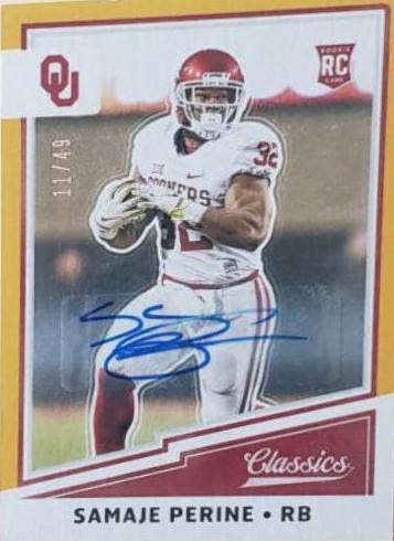 Samaje Perine [Autograph Gold] #279
