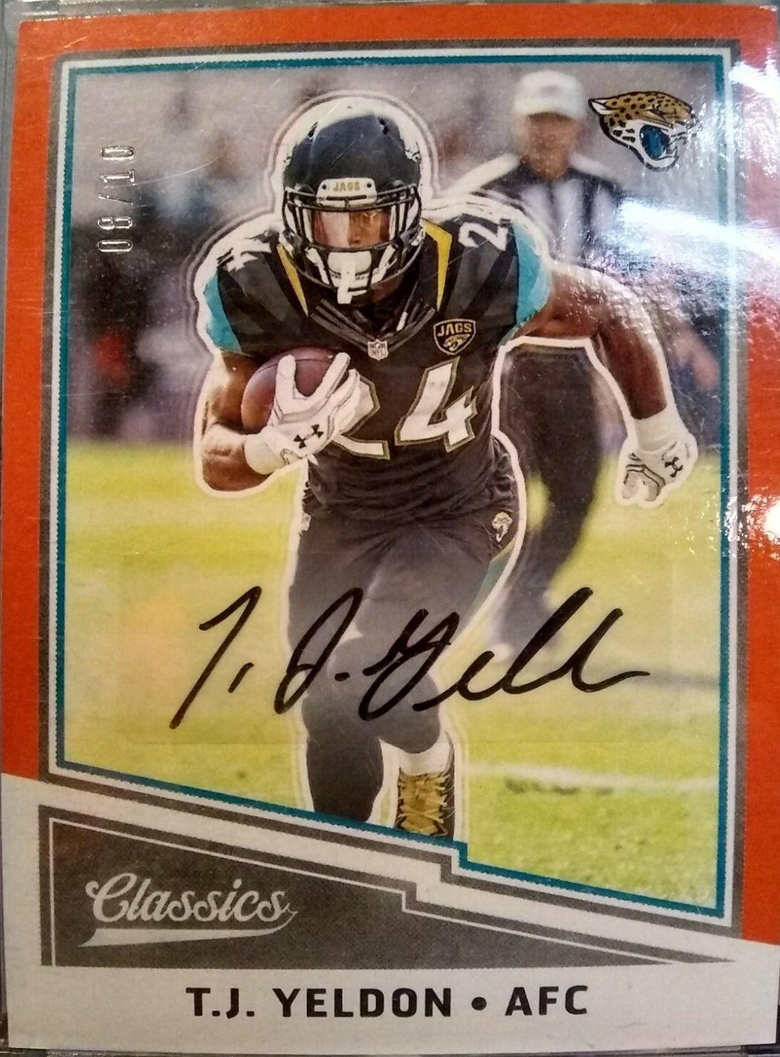T.J. Yeldon [Autograph Orange] #58