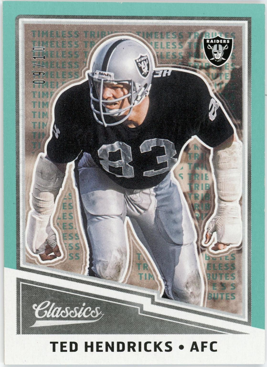 Ted Hendricks [Timeless Tributes Blue] #188