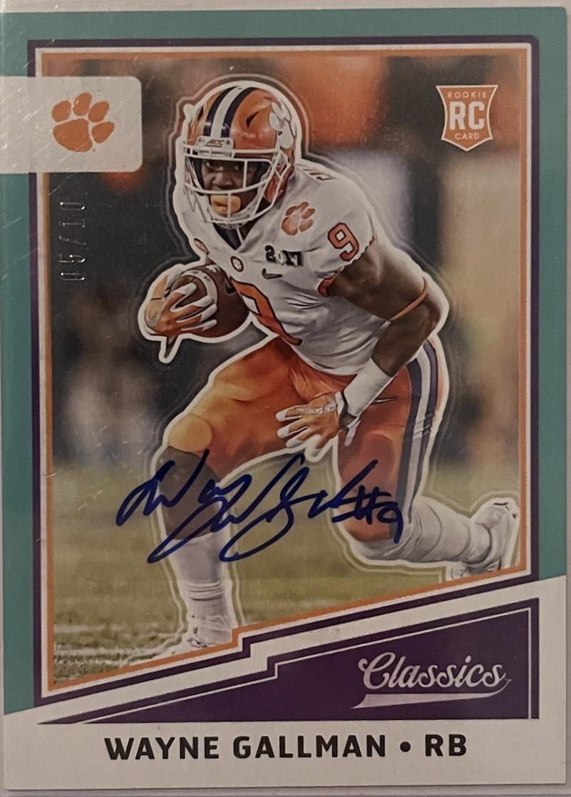 Wayne Gallman [Autograph Blue] #290
