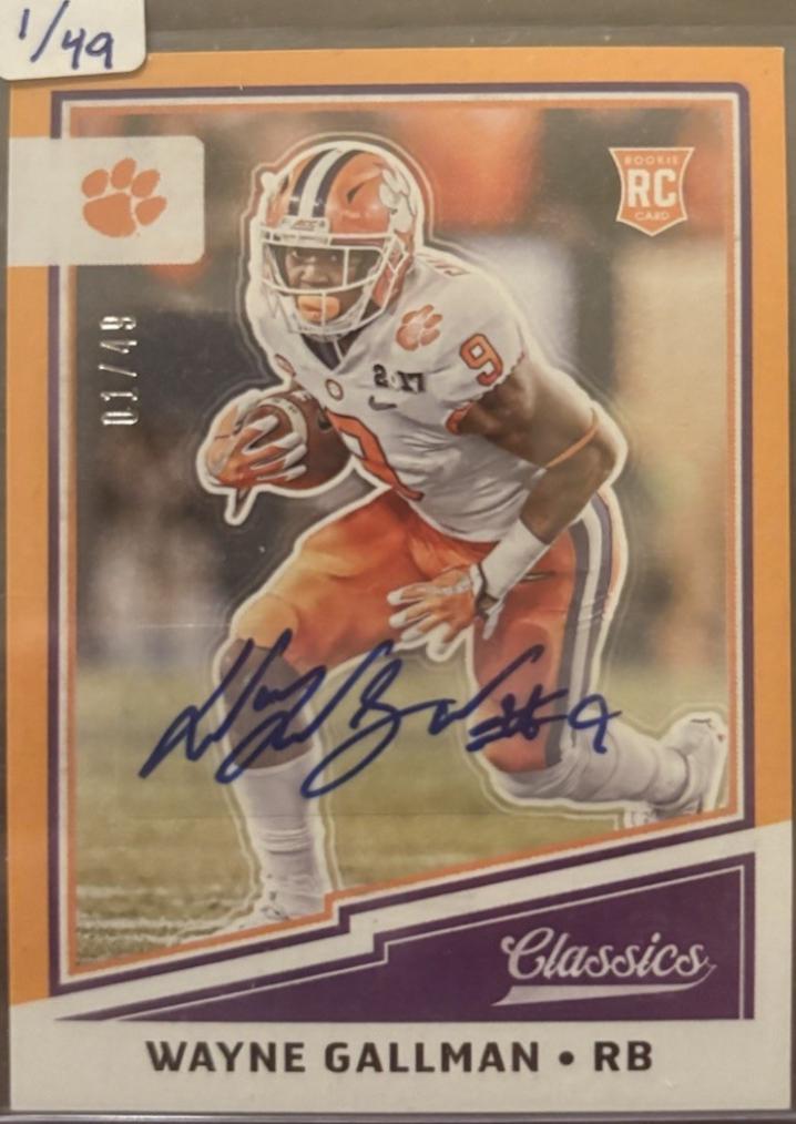 Wayne Gallman [Autograph Gold] #290