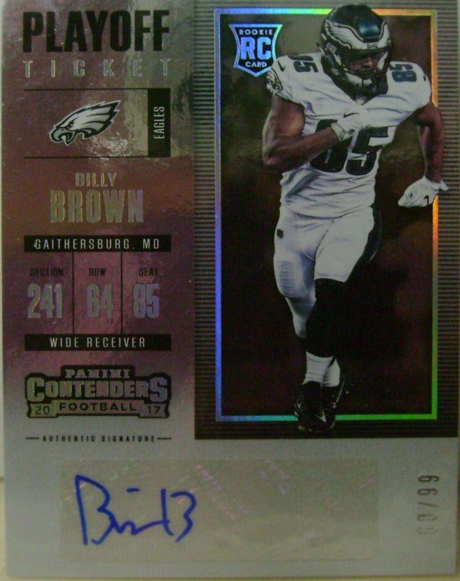 Billy Brown [Autograph Playoff Ticket] #235