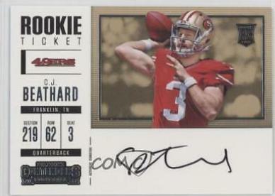 C.J. Beathard [Autograph] #347