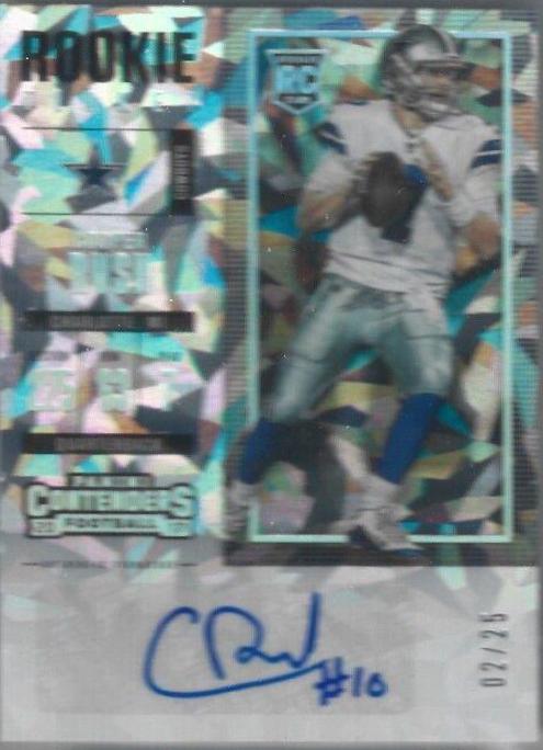 Cooper Rush [Autograph Cracked Ice] #218