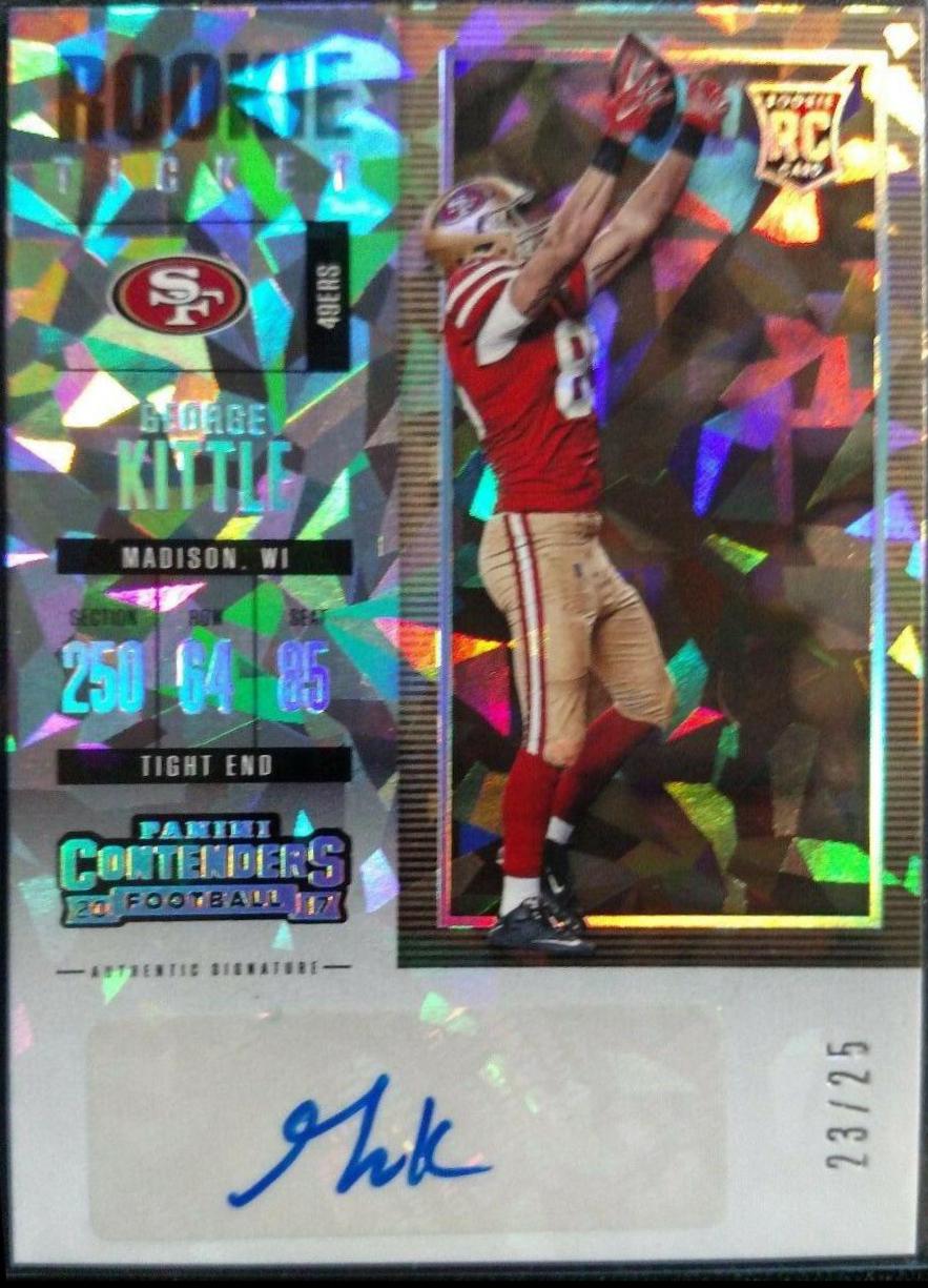 George Kittle [Autograph Cracked Ice] #164