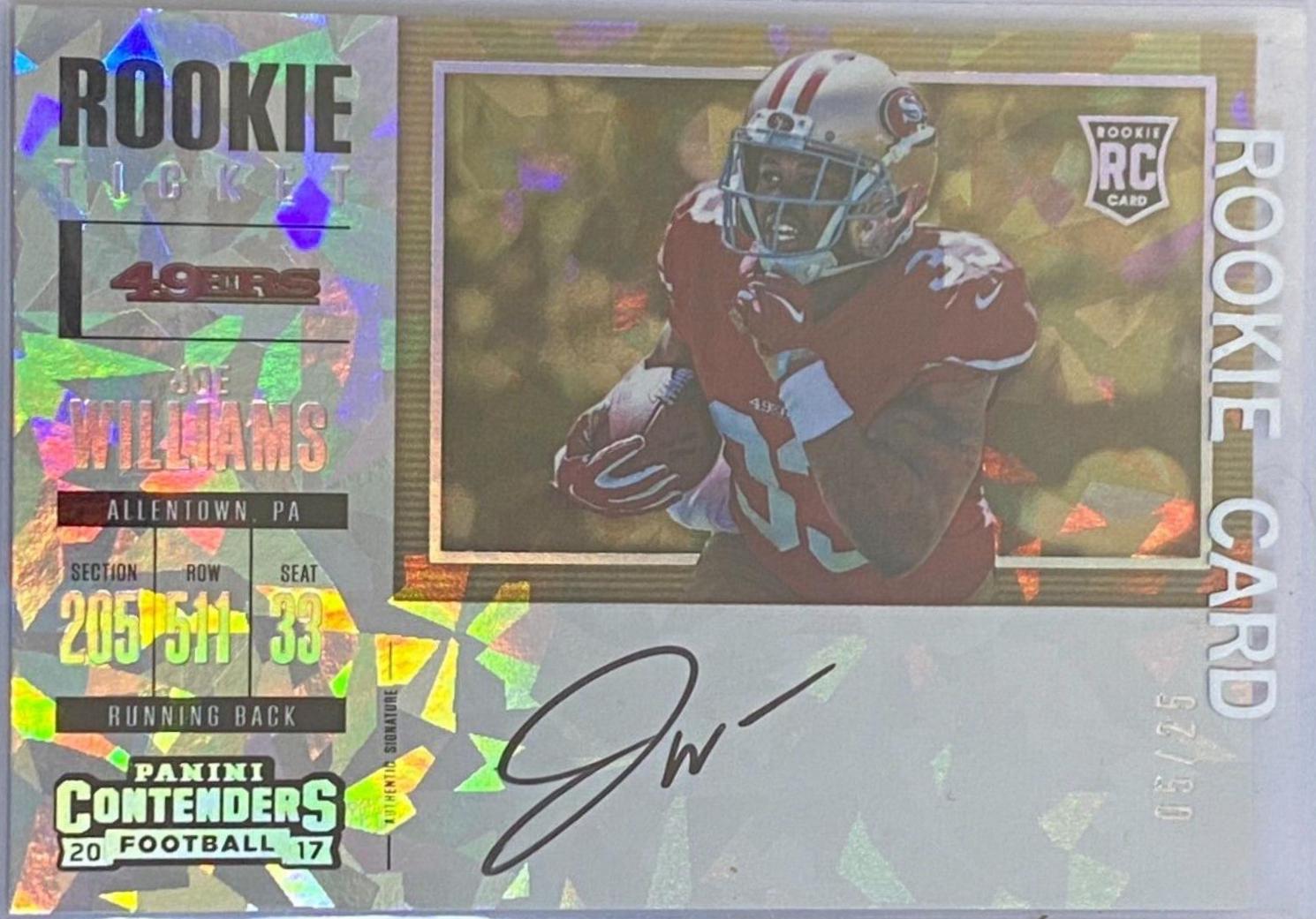Joe Williams [Autograph Cracked Ice] #362
