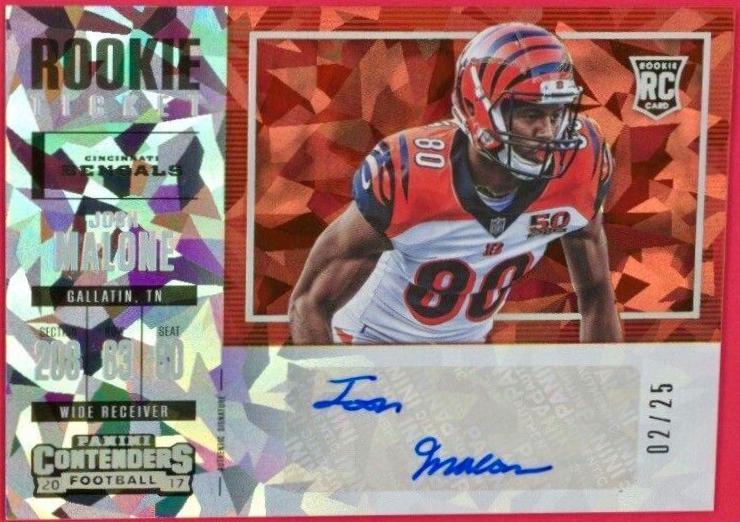 Josh Malone [Autograph Cracked Ice] #269