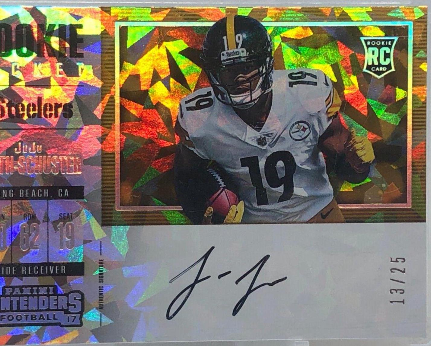 JuJu Smith Schuster [Autograph Cracked Ice] #367
