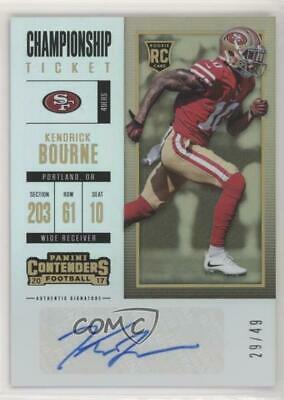 Kendrick Bourne [Autograph Championship Ticket] #243
