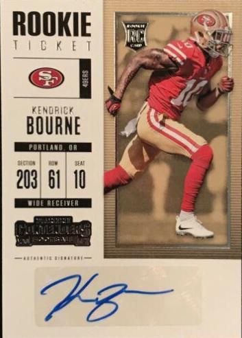Kendrick Bourne [Autograph] #243