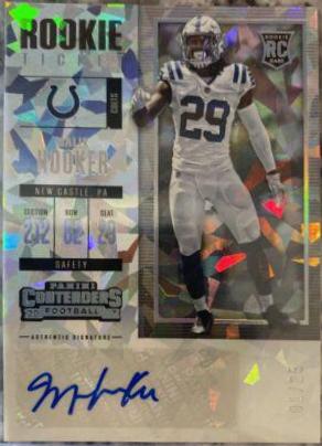 Malik Hooker [Autograph Cracked Ice] #120