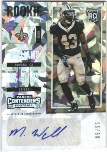 Marcus Williams [Autograph Cracked Ice] #196