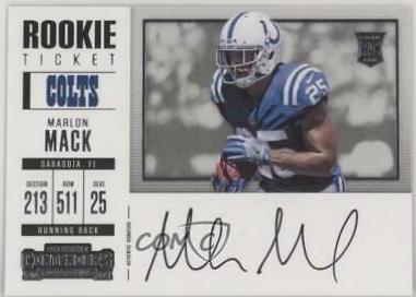 Marlon Mack [Autograph] #354