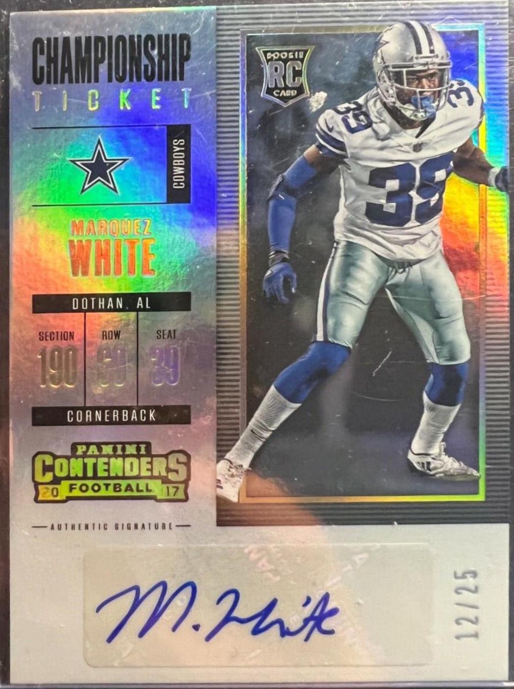 Marquez White [Autograph Championship Ticket] #188