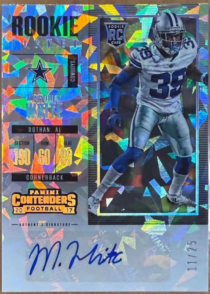 Marquez White [Autograph Cracked Ice] #188