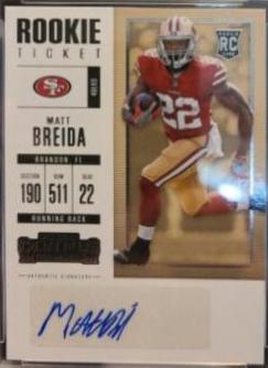 Matt Breida [Autograph Championship Ticket] #178