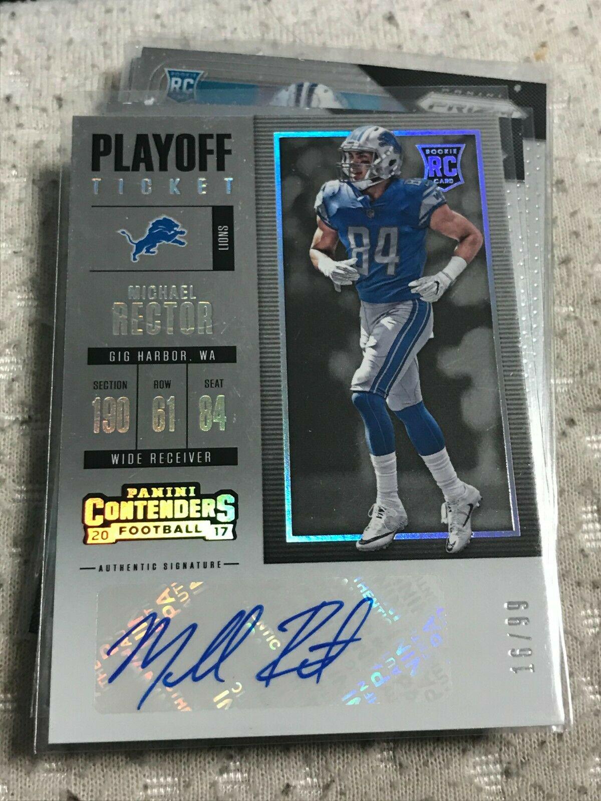 Michael Rector [Autograph Playoff Ticket] #236
