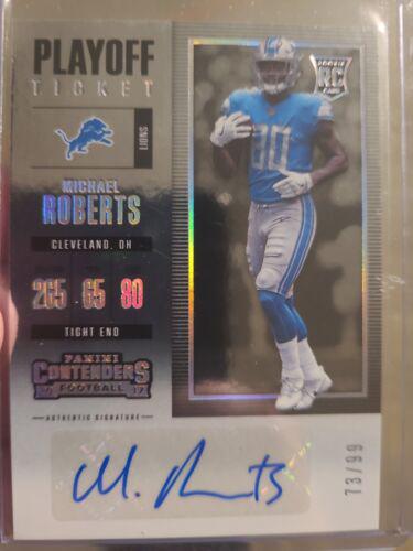 Michael Roberts [Autograph Playoff Ticket] #248