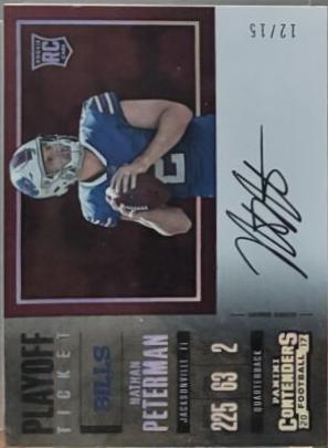 Nathan Peterman [Autograph Playoff Ticket] #348