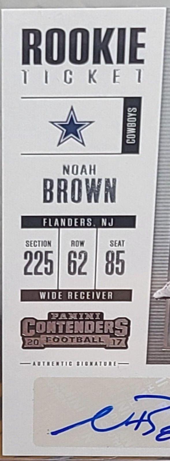 Noah Brown [Autograph Championship Ticket] #148