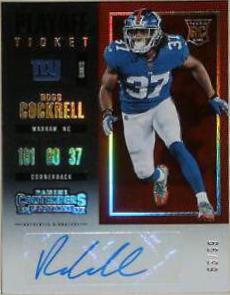 Ross Cockrell [Autograph Playoff Ticket] #204