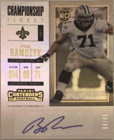Ryan Ramczyk [Autograph Championship Ticket] #207