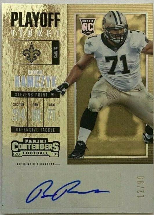 Ryan Ramczyk [Autograph Playoff Ticket] #207