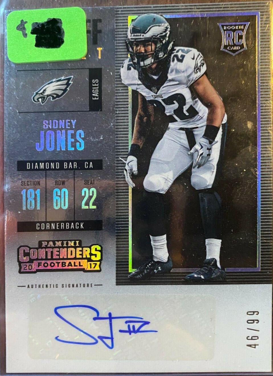 Sidney Jones [Autograph Playoff Ticket] #115