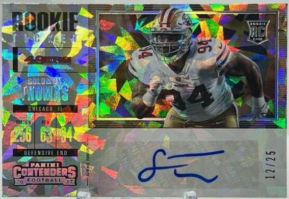 Solomon Thomas [Autograph Cracked Ice] #258