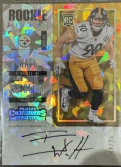 T.J. Watt [Autograph Cracked Ice] #102