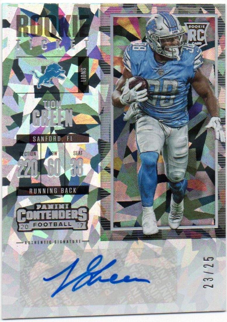 Tion Green [Autograph Cracked Ice] #247
