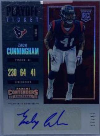 Zach Cunningham [Autograph Playoff Ticket] #271