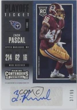 Zach Pascal [Autograph Playoff Ticket] #237