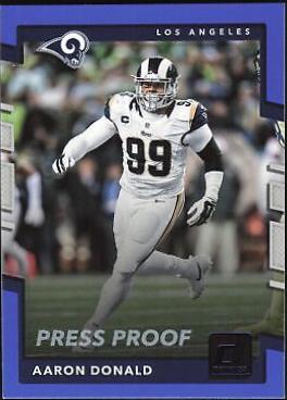 Aaron Donald [Blue Press Proof] #70